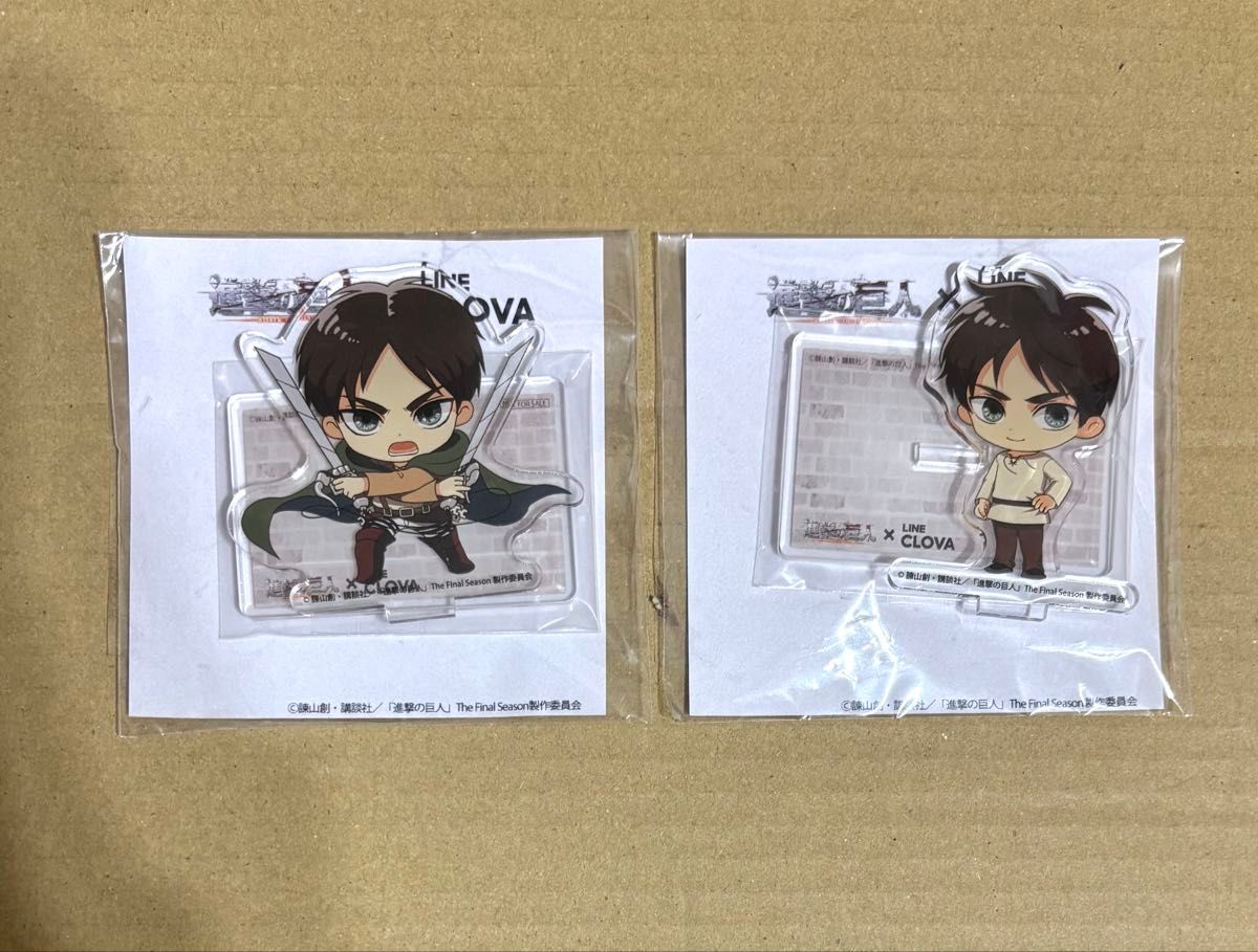 進撃の巨人 リヴァイ アクリルスタンド LINE CLOVA 当選品｜Yahoo