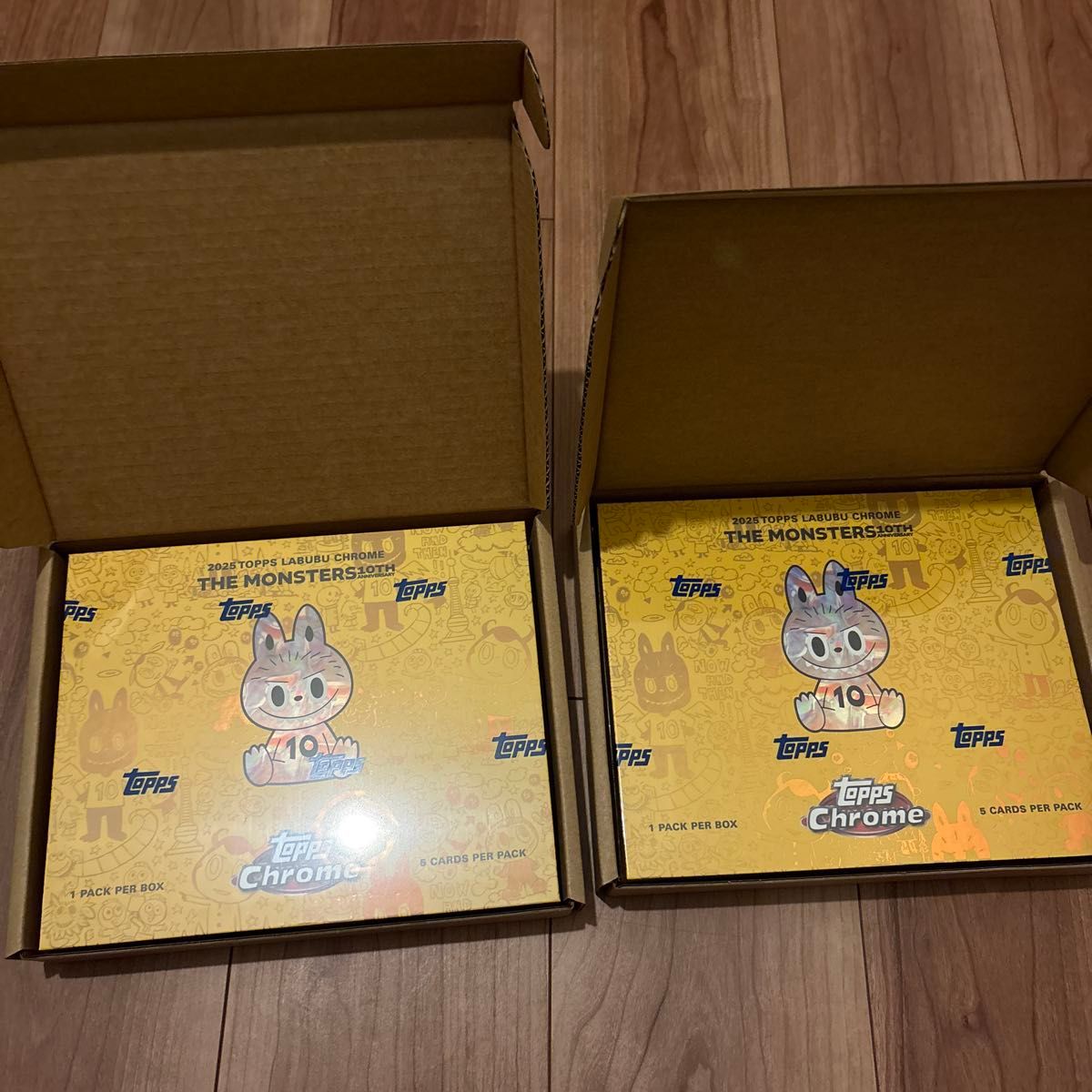 Topps Chrome ラブブ 10周年記念ボックス 2025 BOX 【1/13までクーポン