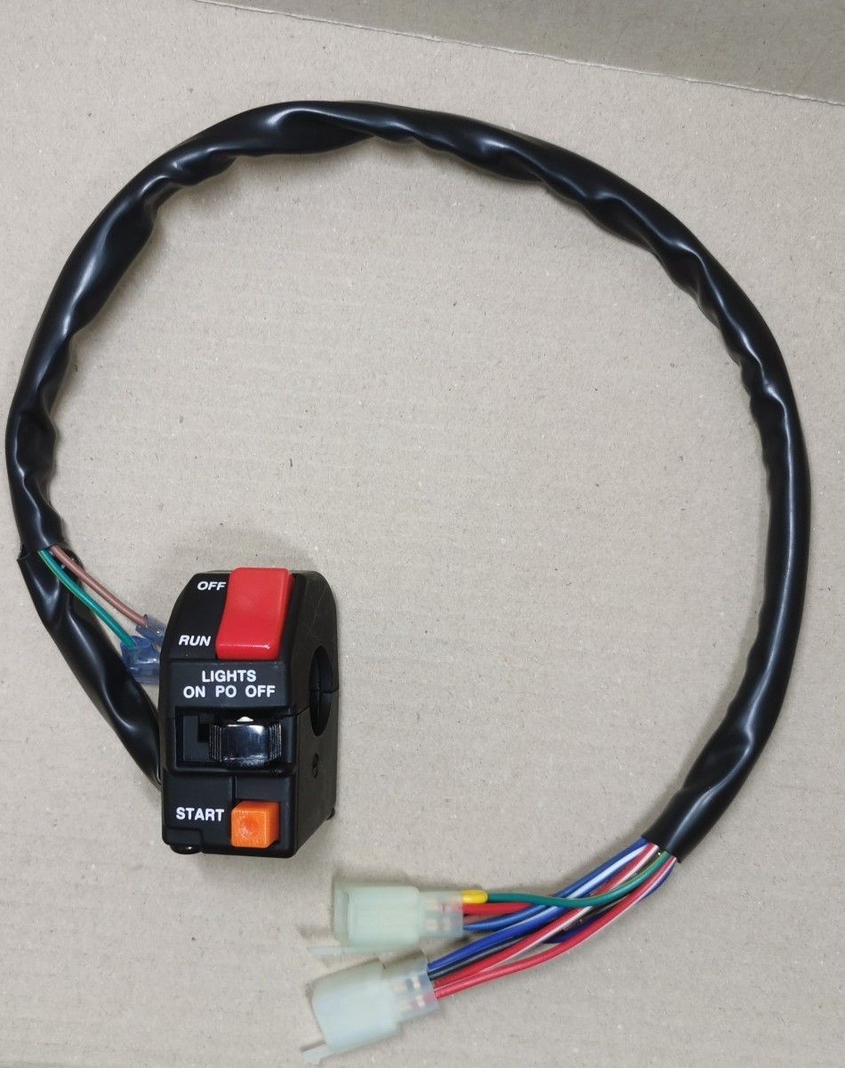 新品未使用 ゼファー400(1989～1990年式)用 カワサキ純正・左スイッチ