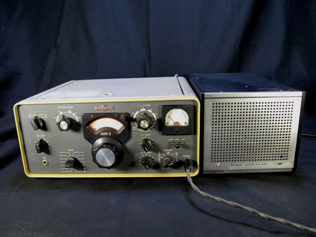 Collins真空管式トランシーバーKWM-2 動作確認済・マイクロホン