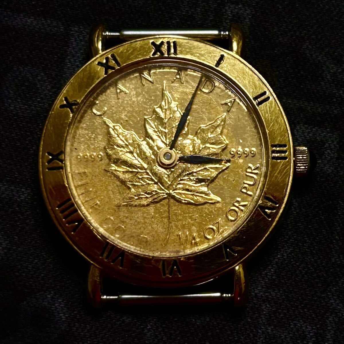 Yahoo!オークション -「メイプルリーフ金貨 時計」の落札相場・落札価格