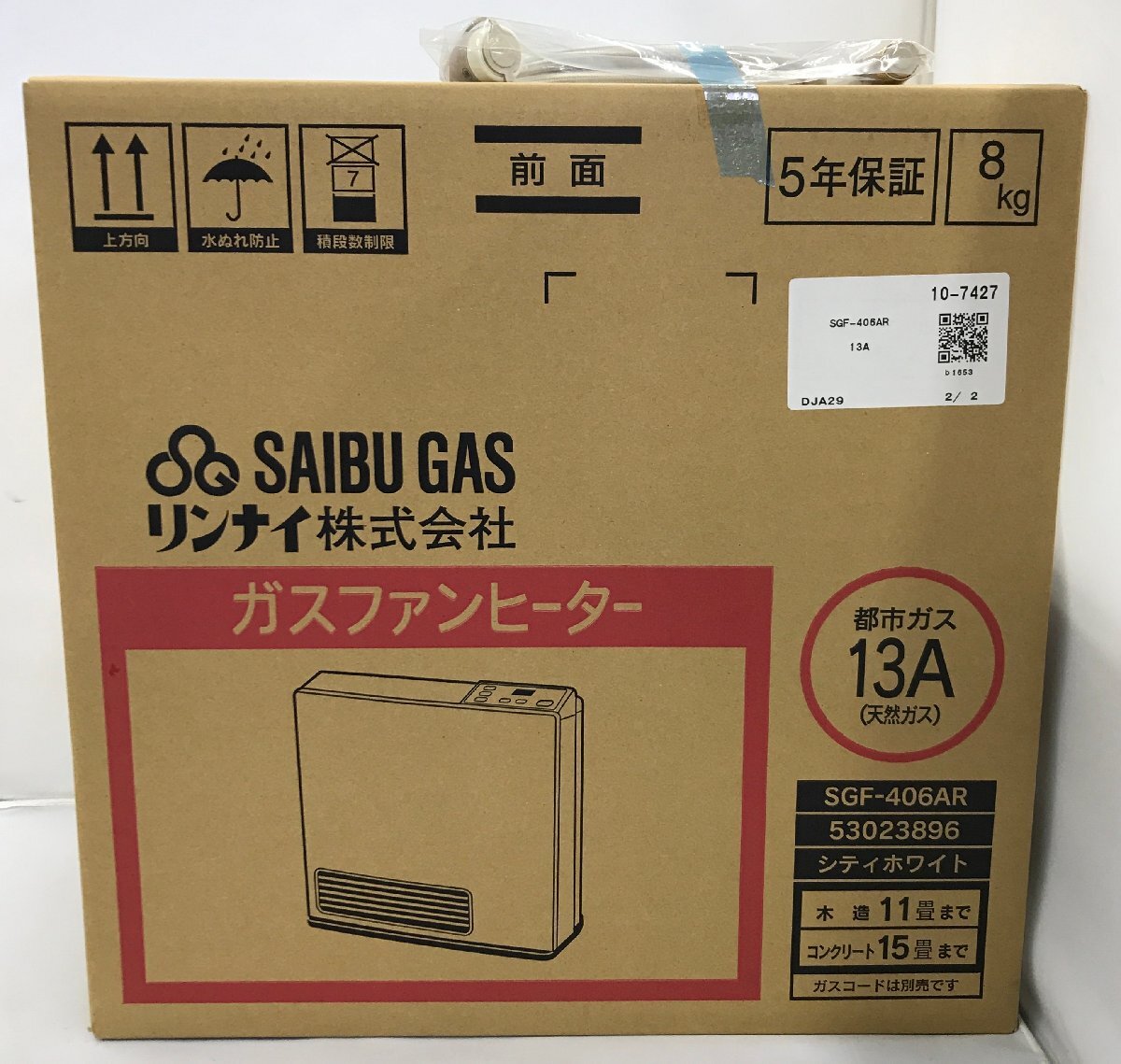 Yahoo!オークション -「リンナイ ガスファンヒーター sgf」の落札相場
