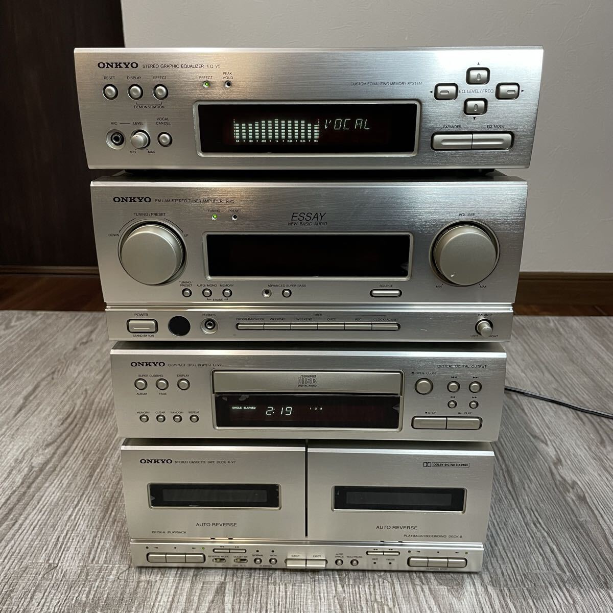 Yahoo!オークション -「onkyo essay」(オーディオ機器) の落札相場