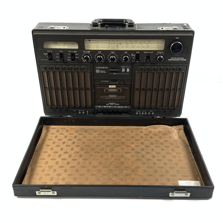 Yahoo!オークション -「アタッシュケース」(ラジカセ) (カセットデッキ