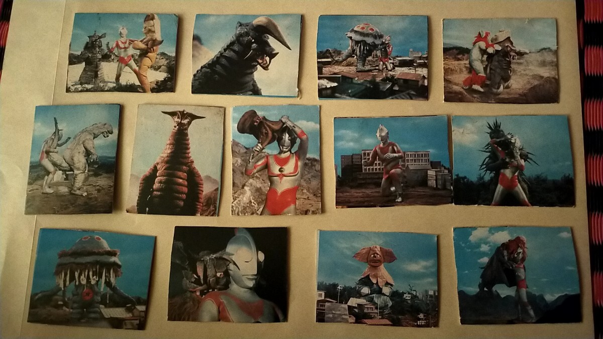 超レア【昭和レトロ】ウルトラマン怪獣カード24枚（フォノシート付