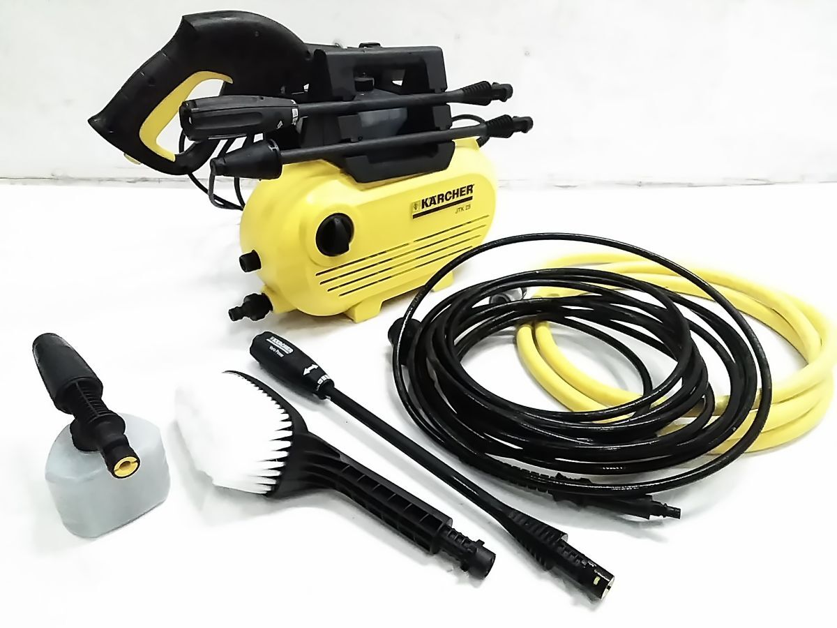 Yahoo!オークション -「ケルヒャー 家庭用高圧洗浄機 jtk28」の落札