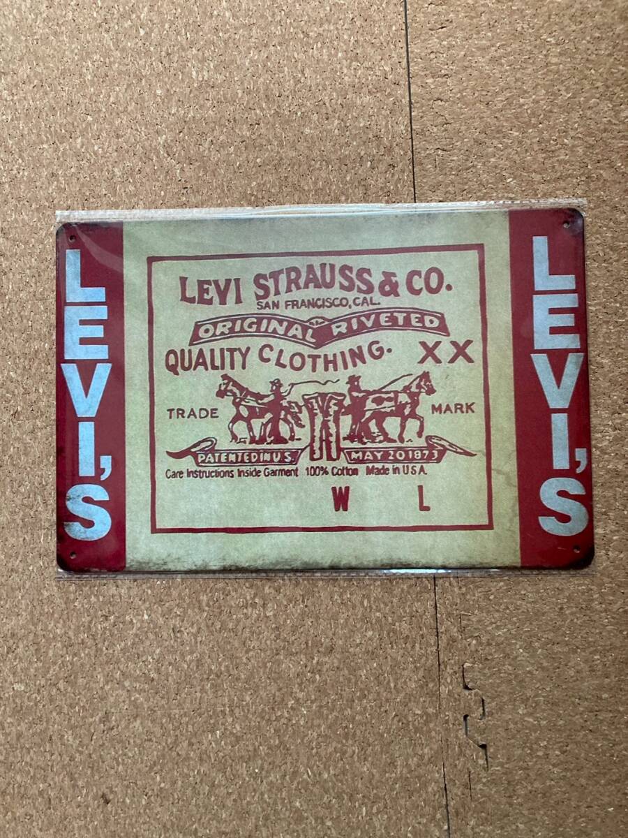 Yahoo!オークション -「リーバイス」(看板) (広告、ノベルティグッズ