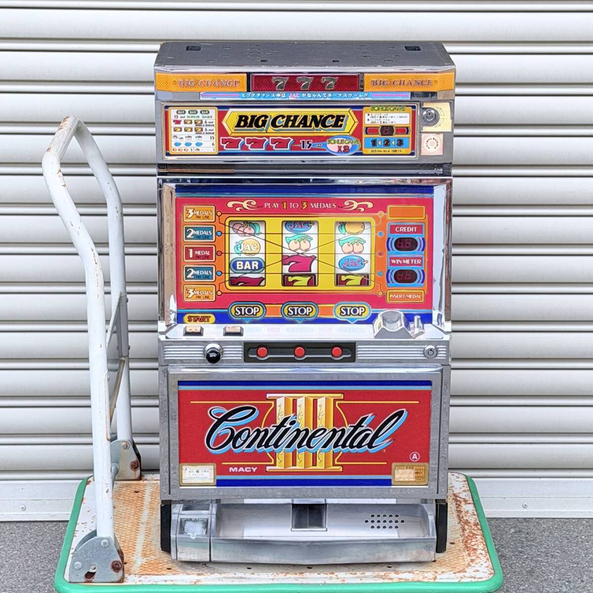 Yahoo!オークション -「コンチネンタル3」(パチスロ実機) (パチンコ