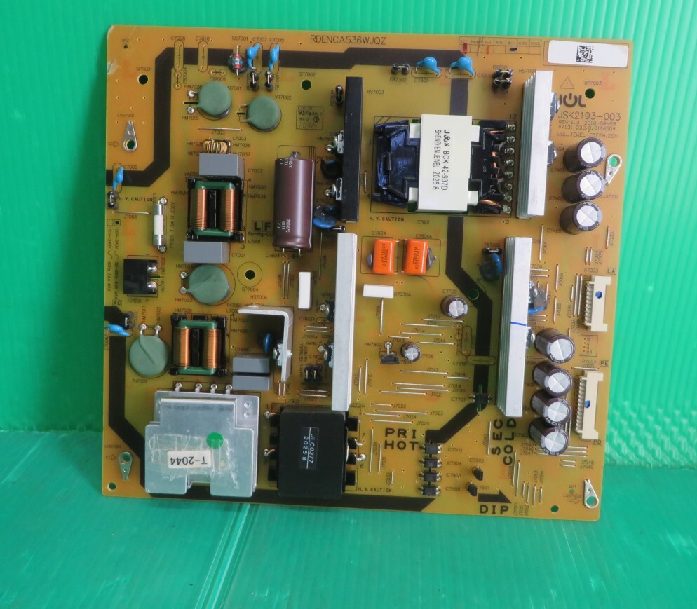 Yahoo!オークション -「シャープ 電源基盤」(テレビ) (映像機器)の落札