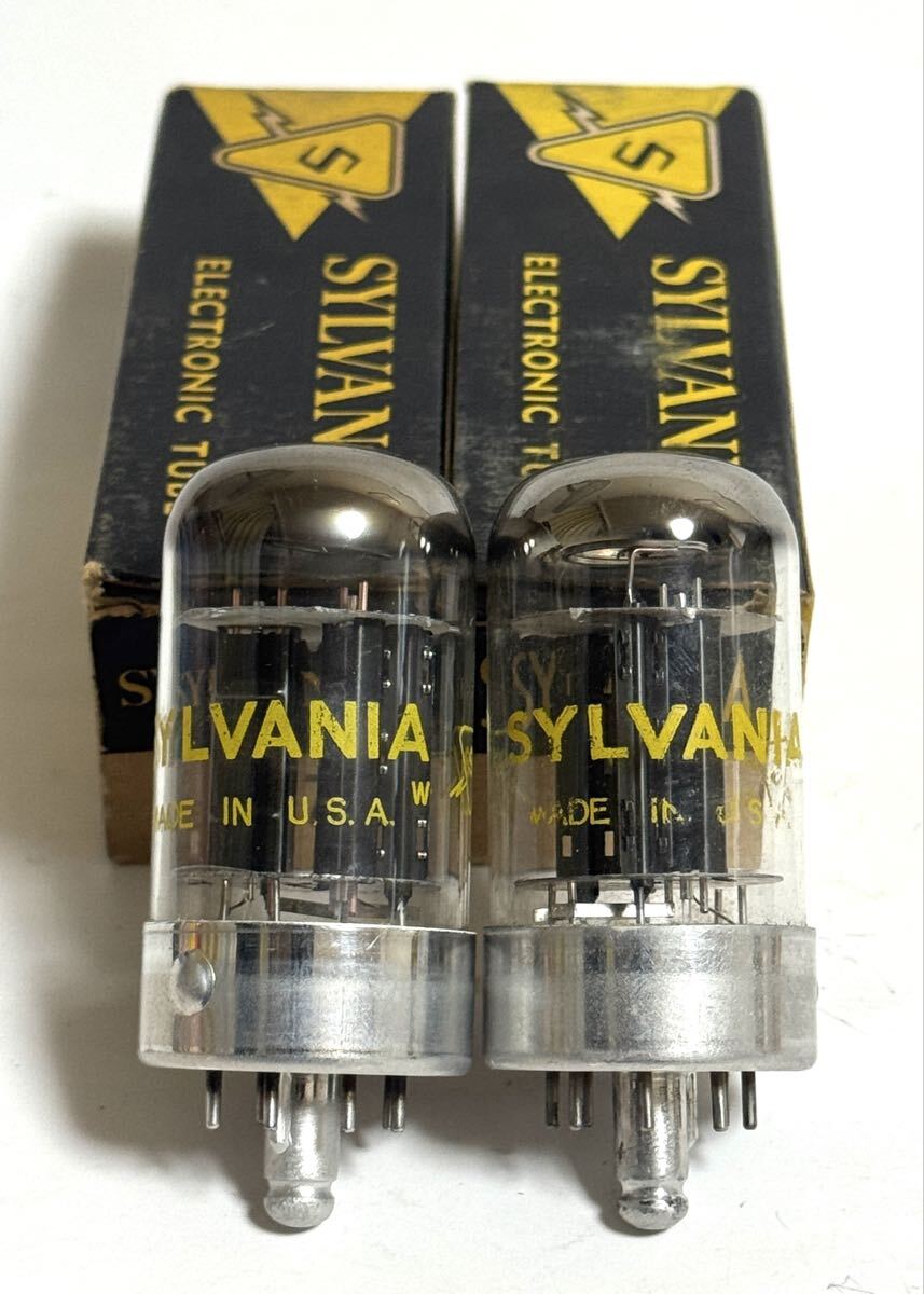 真空管 6本セット オーディオアンプ用SYLVANIA 含む 美品 真空管 6本