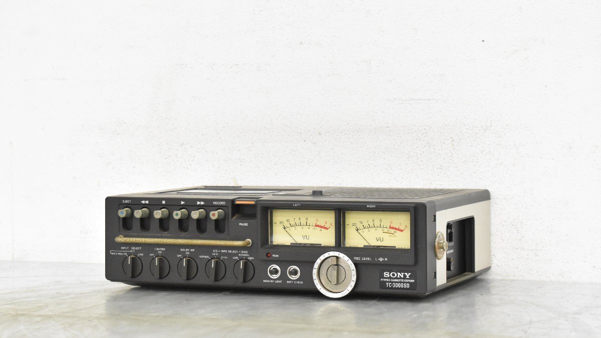 希少ソニー TC-3000SDデンスケ3000カセット中古品動作品美品箱付き