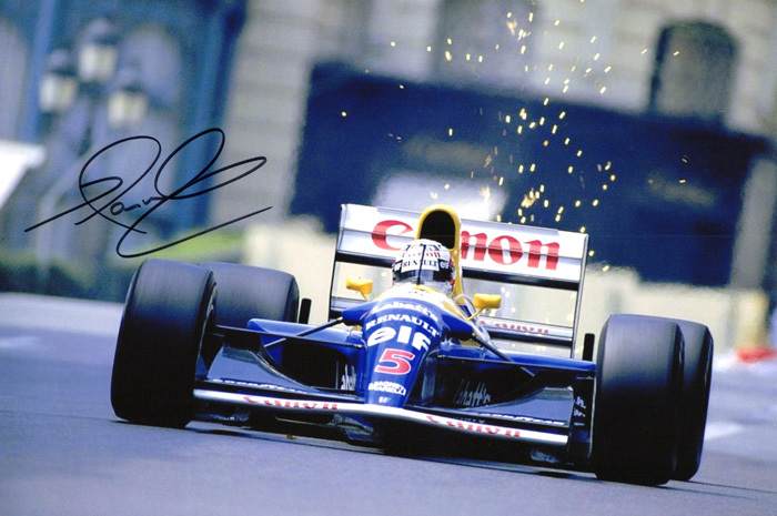 Yahoo!オークション -「ナイジェルマンセル直筆サイン」の落札相場