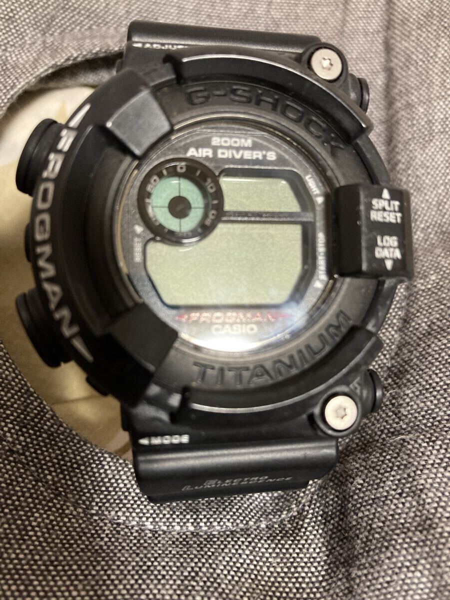 Yahoo!オークション -「フロッグマン g-shock メンインブラック」の