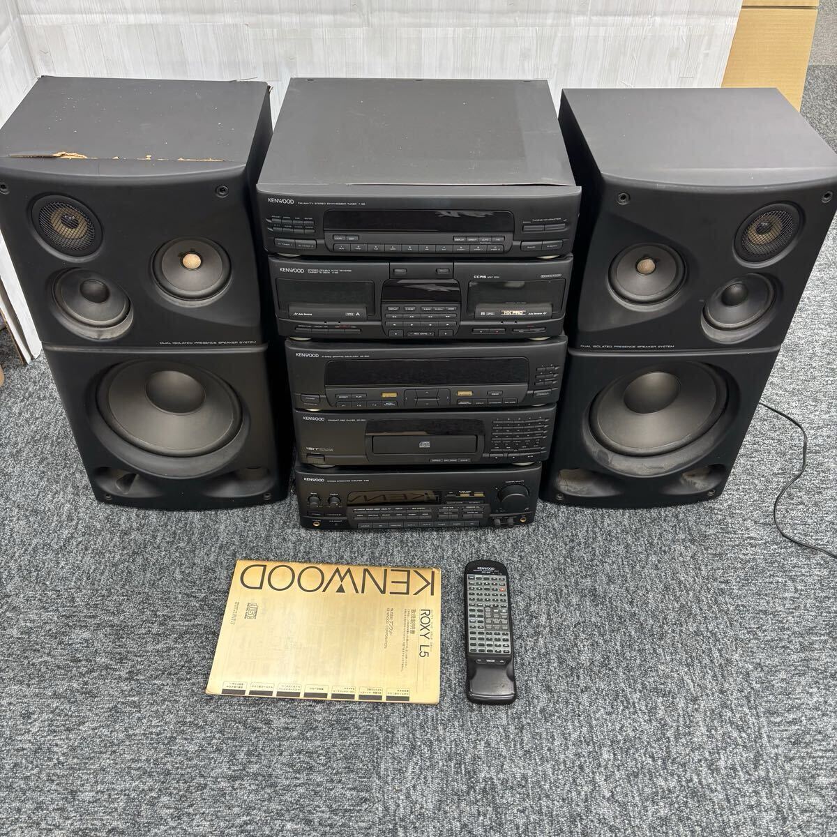 KENWOOD ROXY L5 コンパクトコンポステレオ 動作確認済 中古品 Yahoo