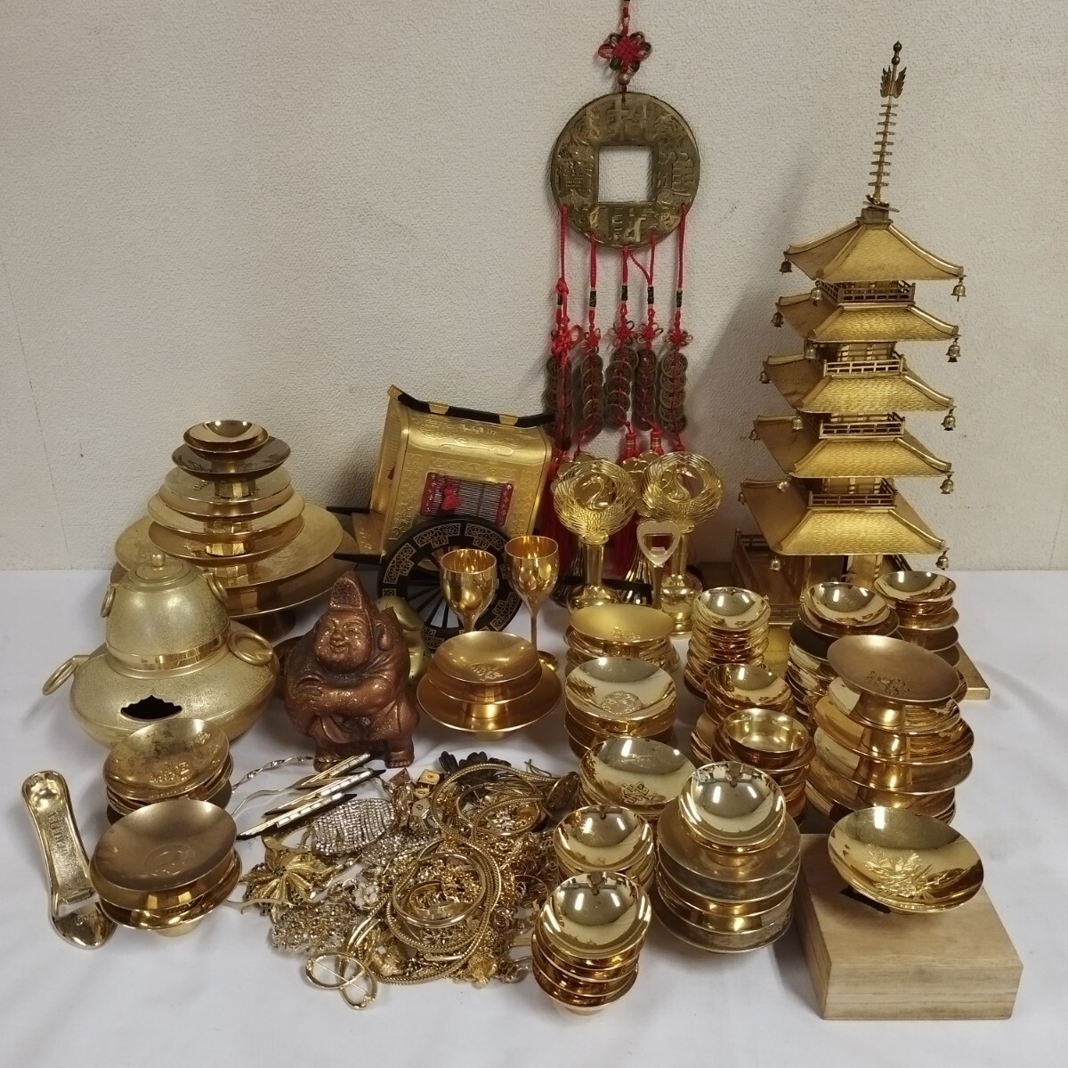 Yahoo!オークション -「24kgp 茶釜」(金製) (金属工芸)の落札相場