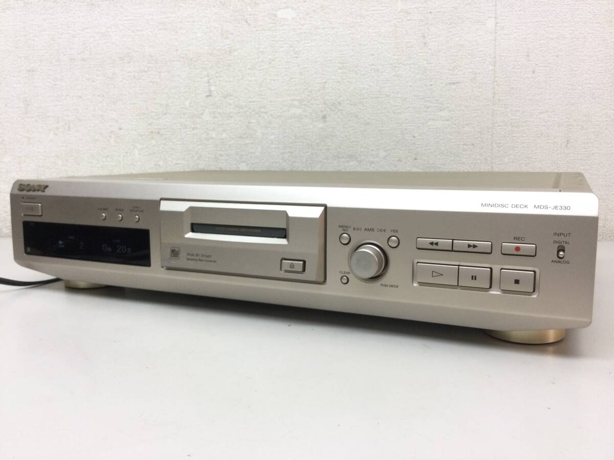 SONY MDデッキ MDレコーダー MDS-JE330 ソニー SONY MDS-JE330の仕様