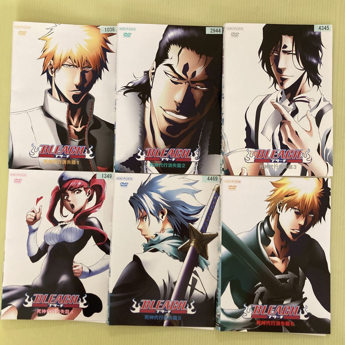 BLEACH ブリーチ 死神代行消失篇 6巻全巻セット 管理番号26135 DVD