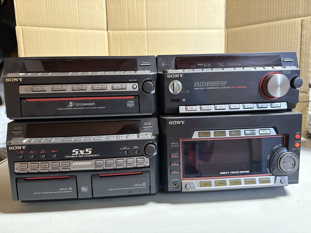 Yahoo!オークション -「sony md 888」(システムコンポ) (オーディオ