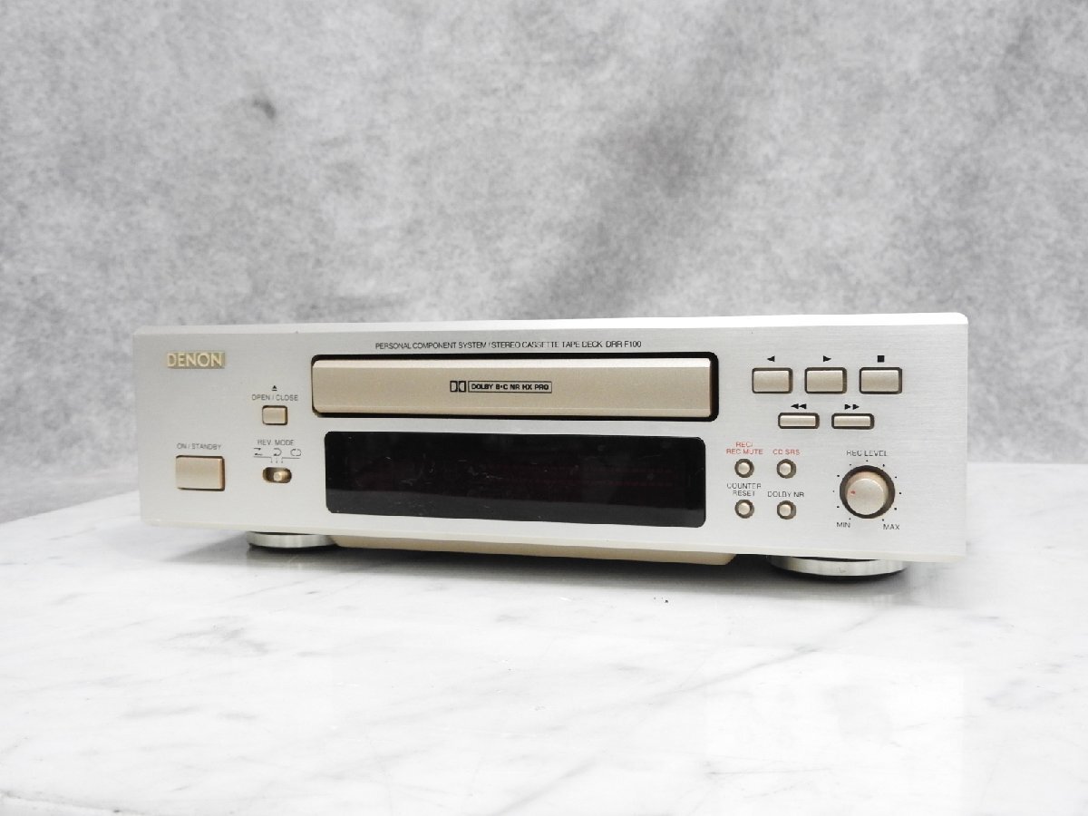 Yahoo!オークション -「denon f100 drr」(カセットデッキ) (オーディオ