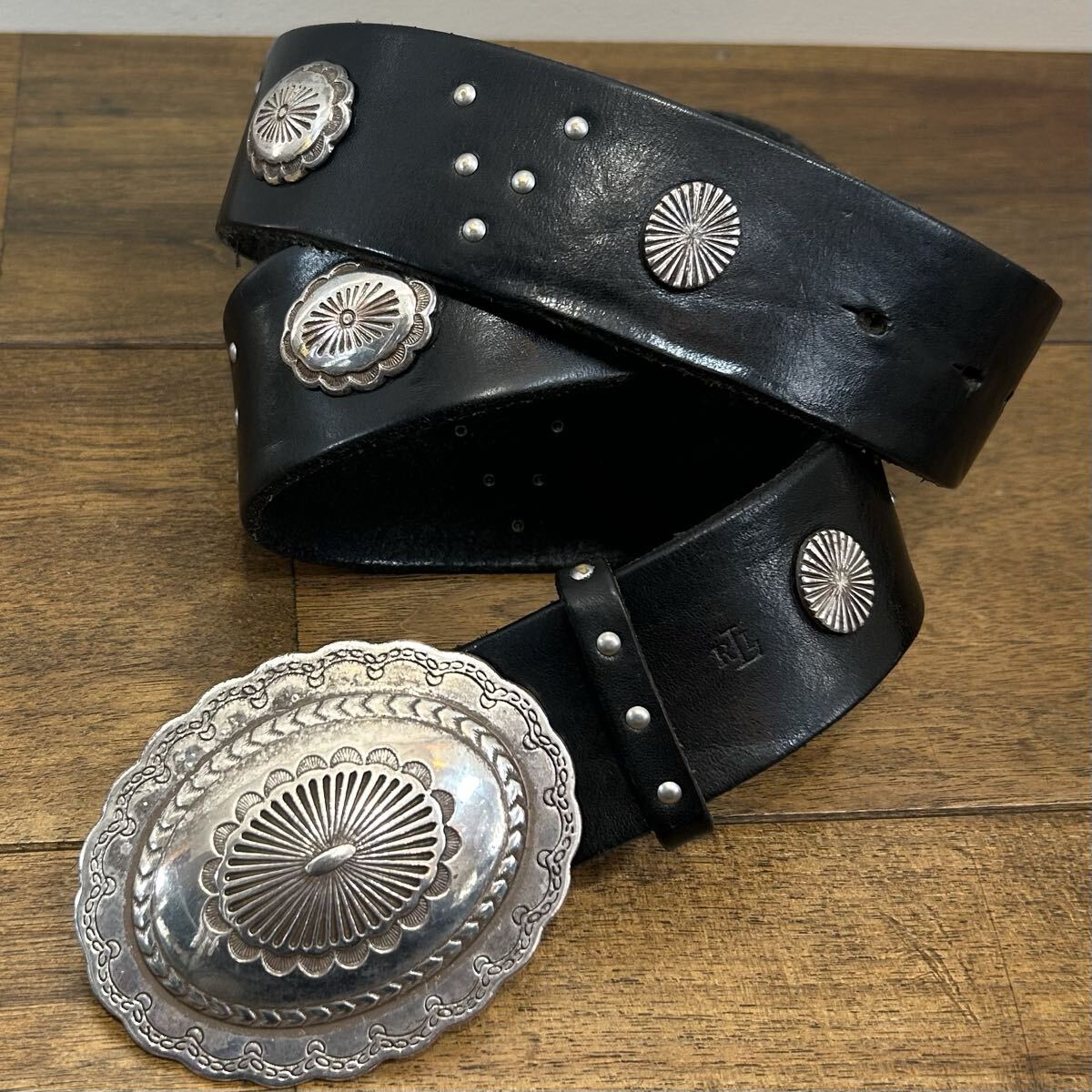 Yahoo!オークション -「ラルフローレン コンチョ ベルト