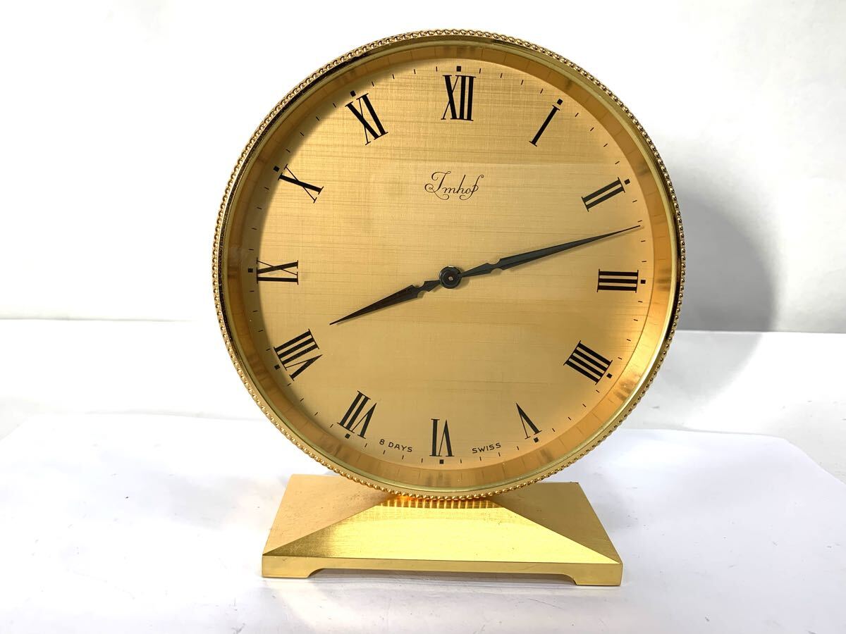 Yahoo!オークション -「インホフ」(置時計) (置時計、掛時計)の落札