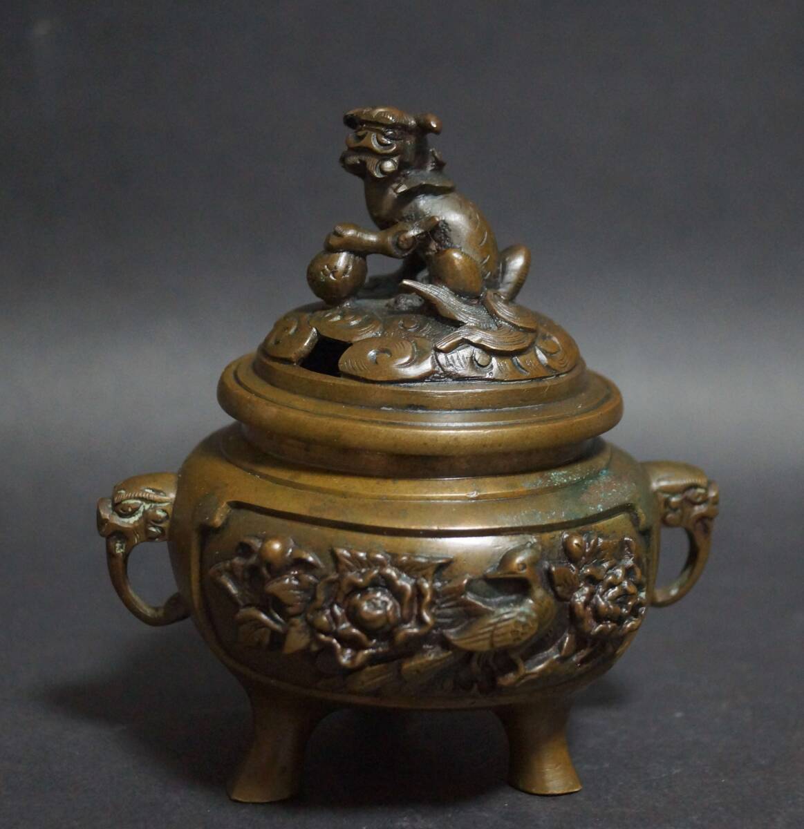 Yahoo!オークション -「香炉 獅子」(銅製) (金属工芸)の落札相場・落札価格