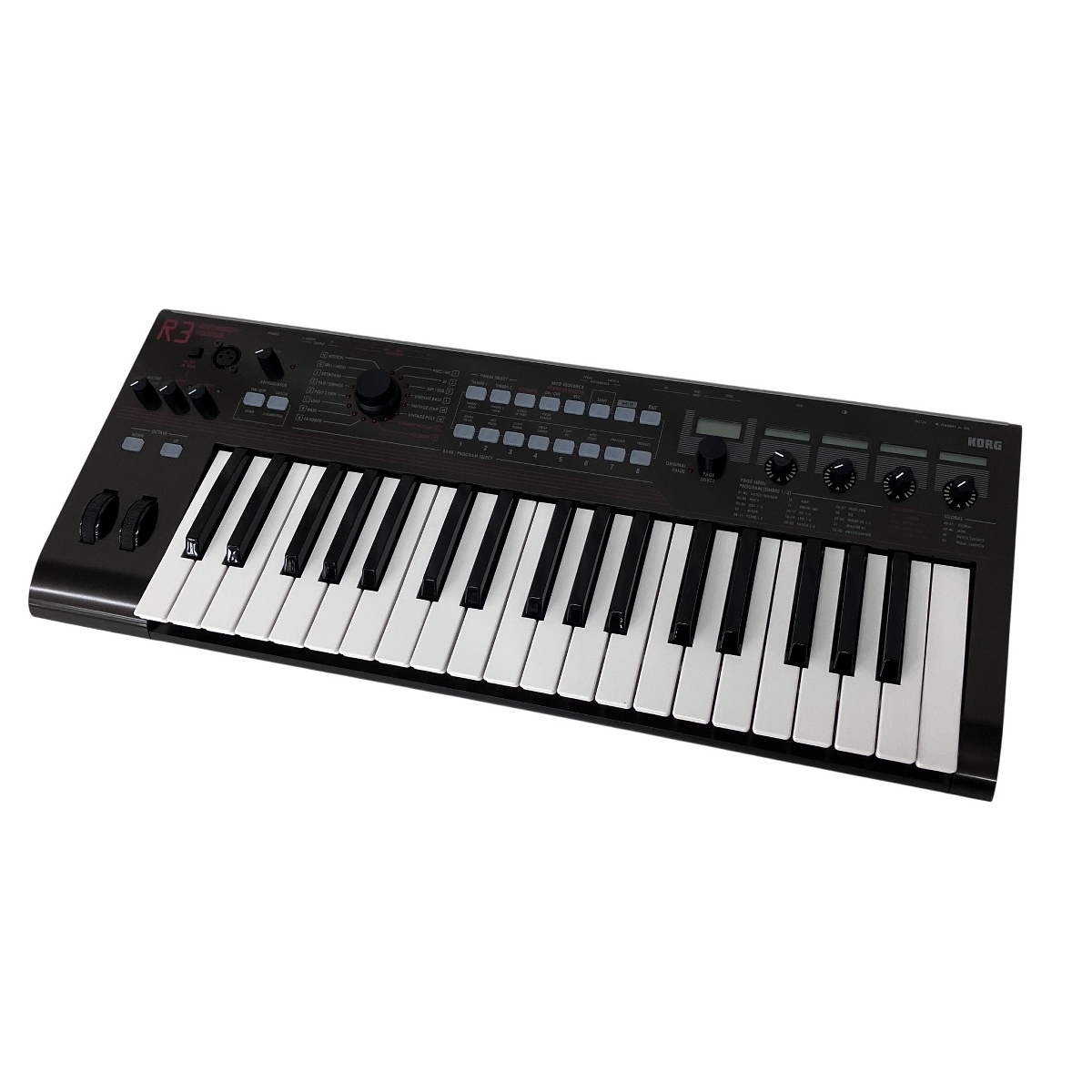Yahoo!オークション -「korg r3」(キーボード、シンセサイザー) (鍵盤