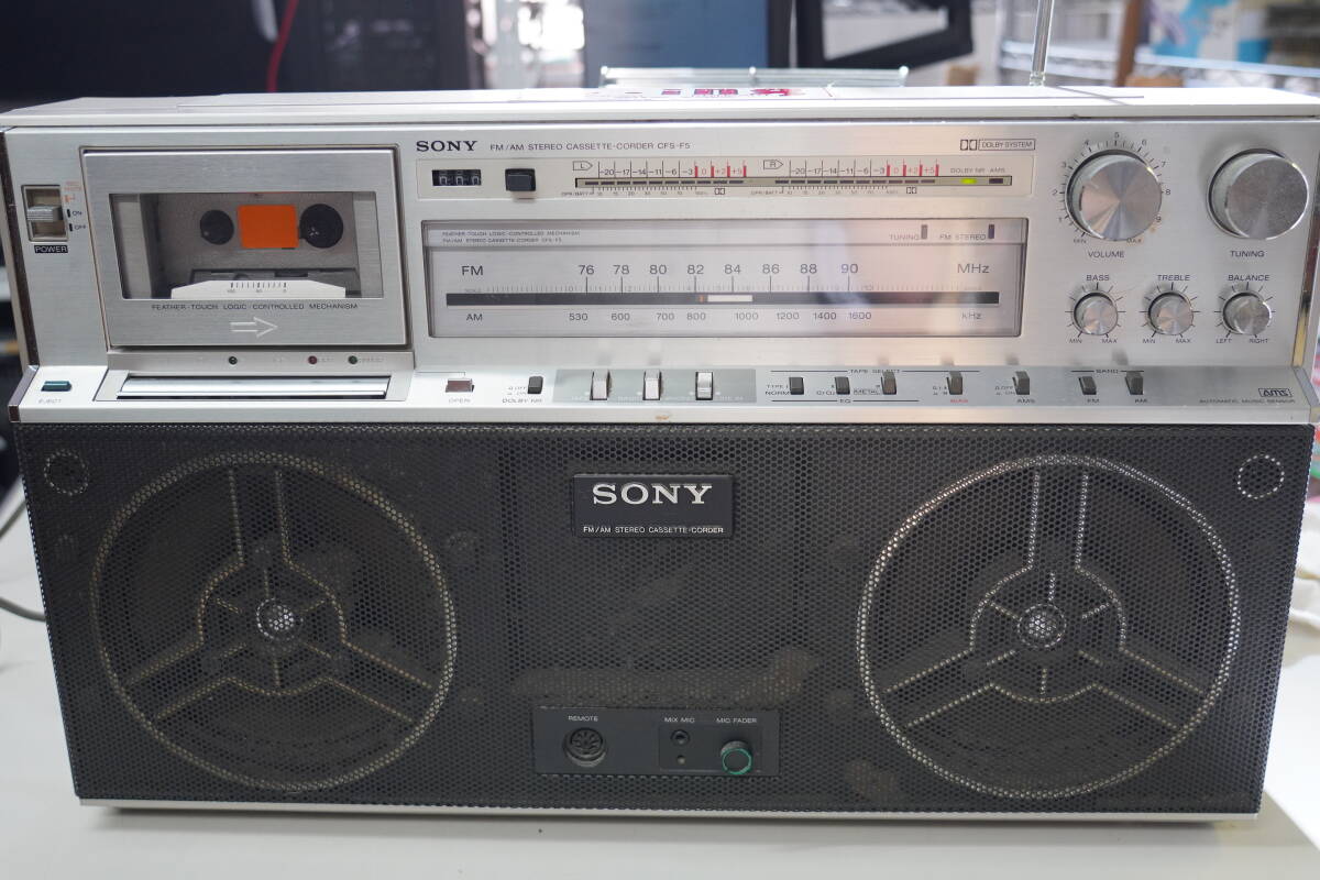 Yahoo!オークション -「sony cfs f5」(カセットデッキ) (オーディオ