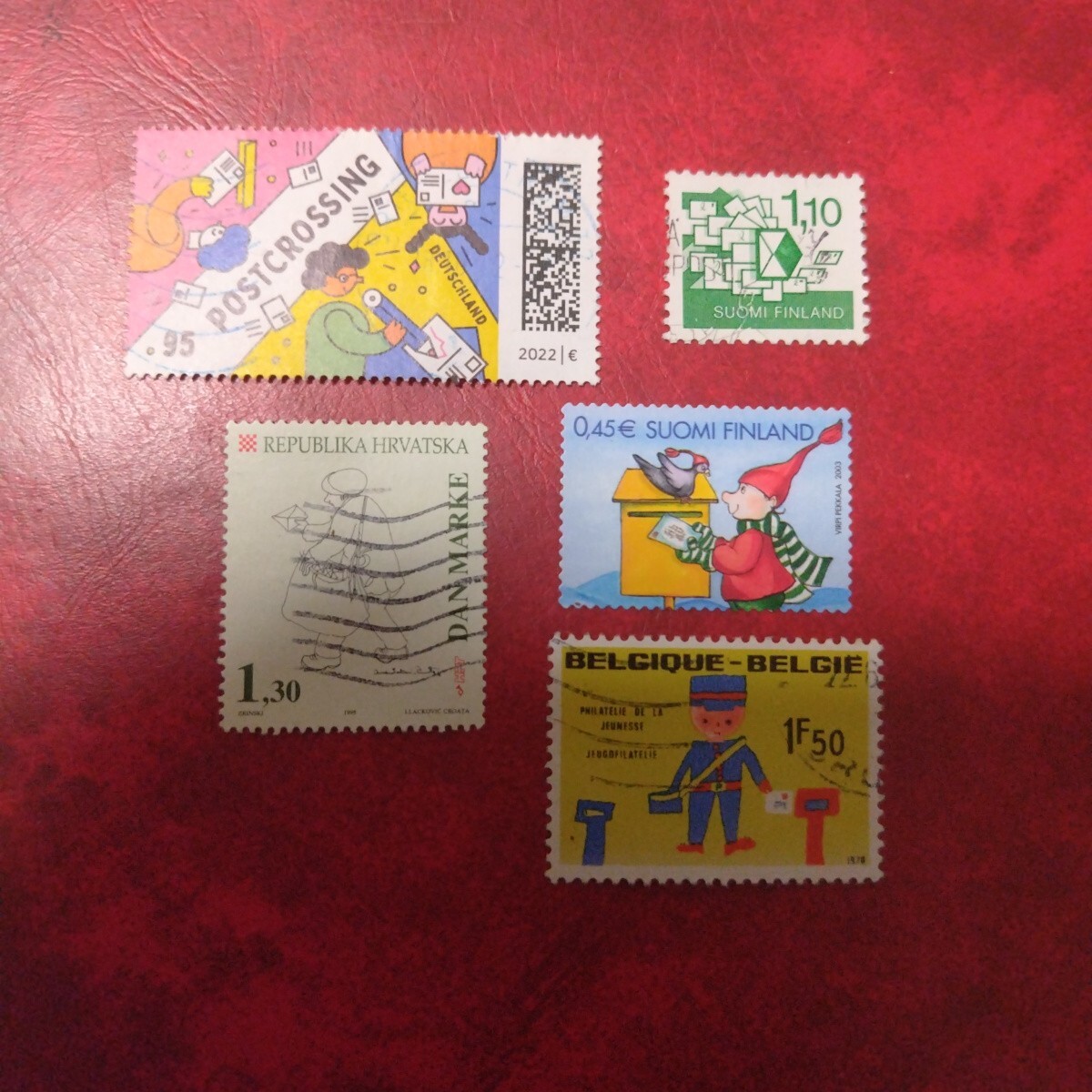 17 日本使用済み切手 6冊 17 日本使用済み切手 6冊 17 日本