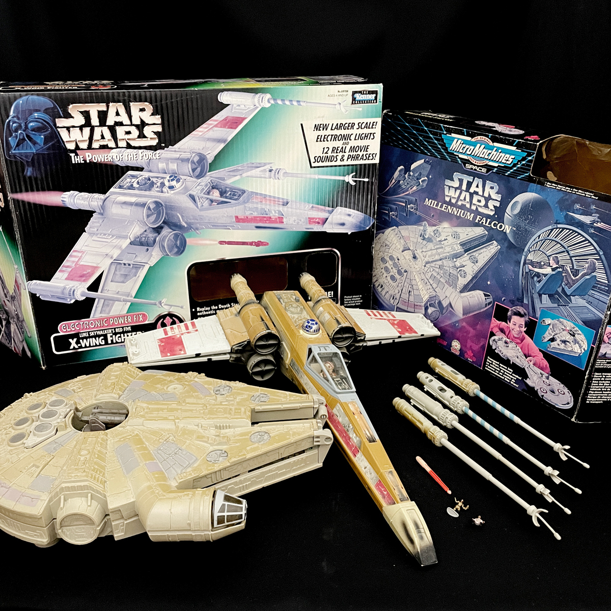 Yahoo!オークション -「スターウォーズ マイクロマシン」(フィギュア