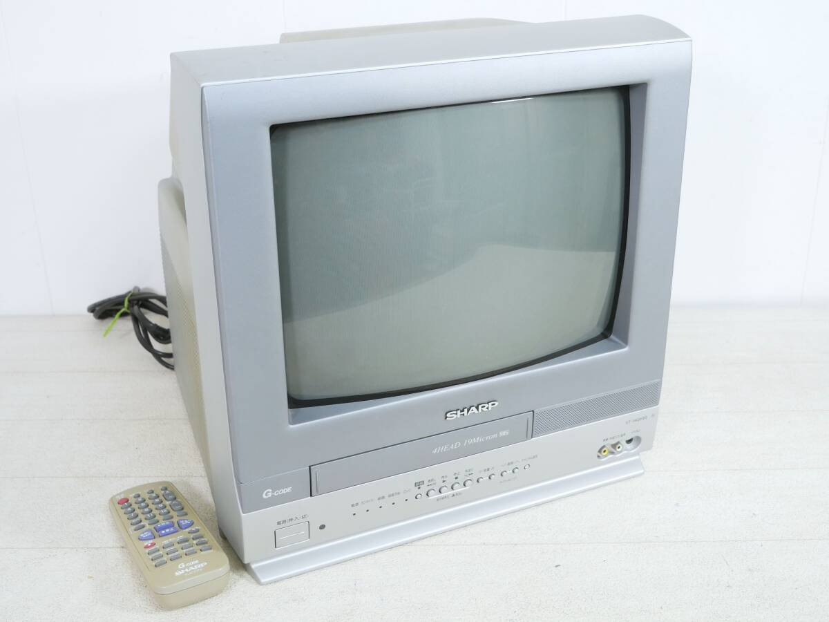 Yahoo!オークション -「14テレビデオ」(ビデオ内蔵型テレビ) (テレビ