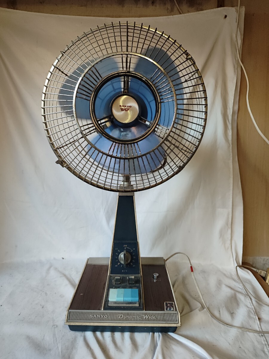 サンヨー 大型扇風機 昭和レトロ 値下げ⤵️ サンヨー 大型扇風機 昭和