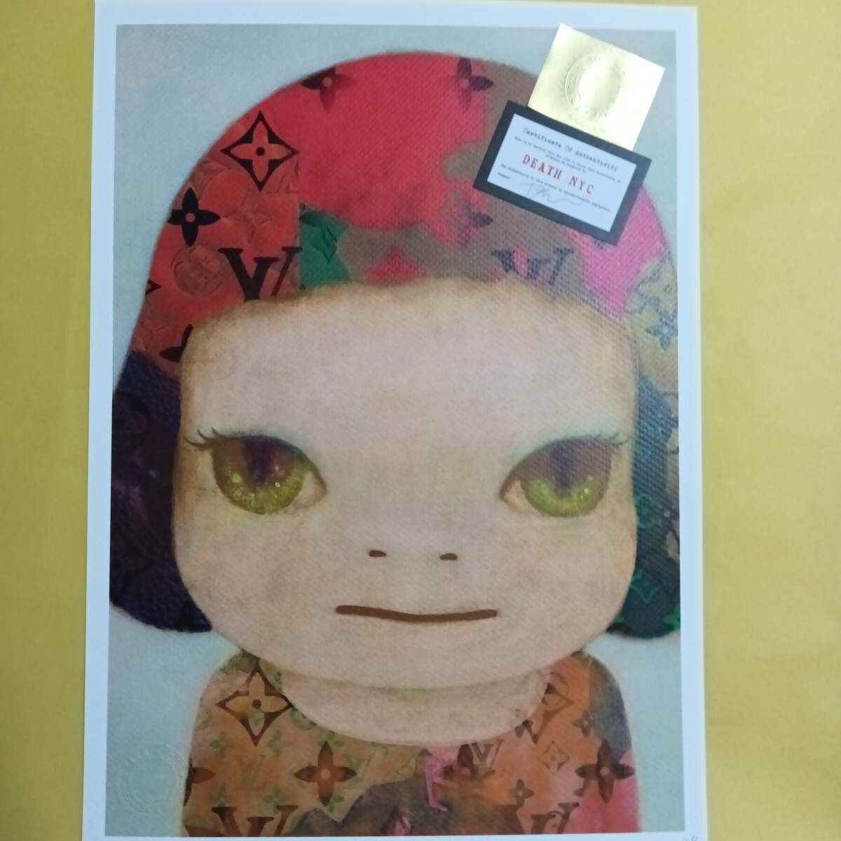 Yahoo!オークション -「death nyc 世界限定100枚 アートポスター 奈良