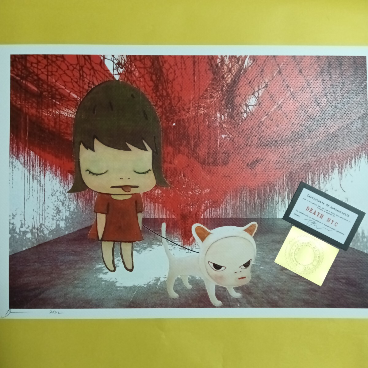 Yahoo!オークション -「death nyc 世界限定100枚 アートポスター 奈良