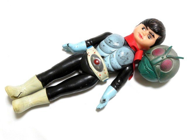 Yahoo!オークション -「仮面ライダー旧1号」(ソフビ) (ビンテージ)の