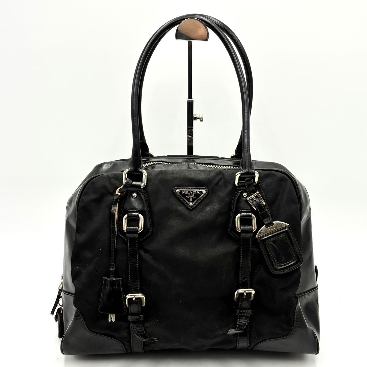 Yahoo!オークション -「prada ボーリングバッグ」(プラダ一般) (かばん