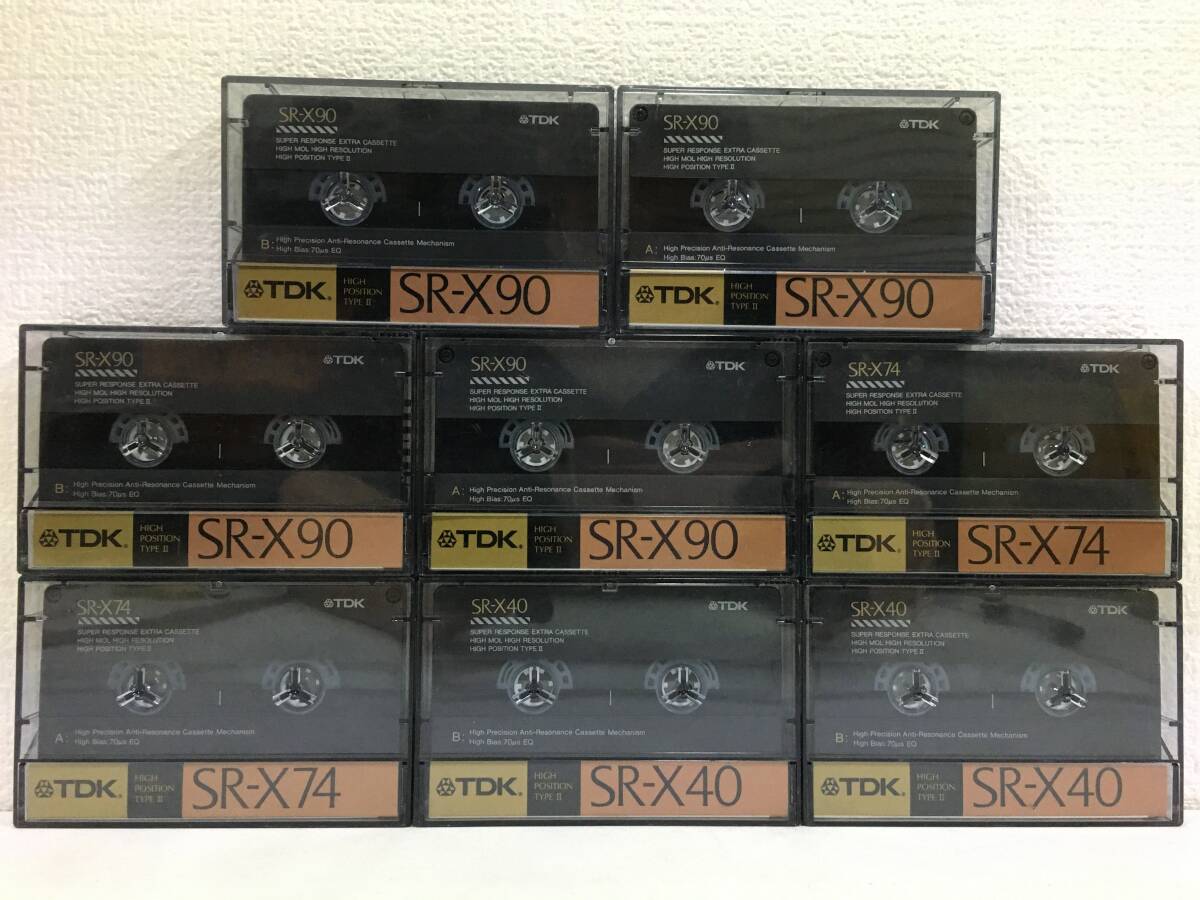 TDK SR-90F4本他 8本まとめ カセットテープ TDK SR-90F4本他 8本