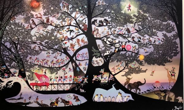 Yahoo!オークション -「藤城清治」(その他) (絵画)の落札相場・落札価格