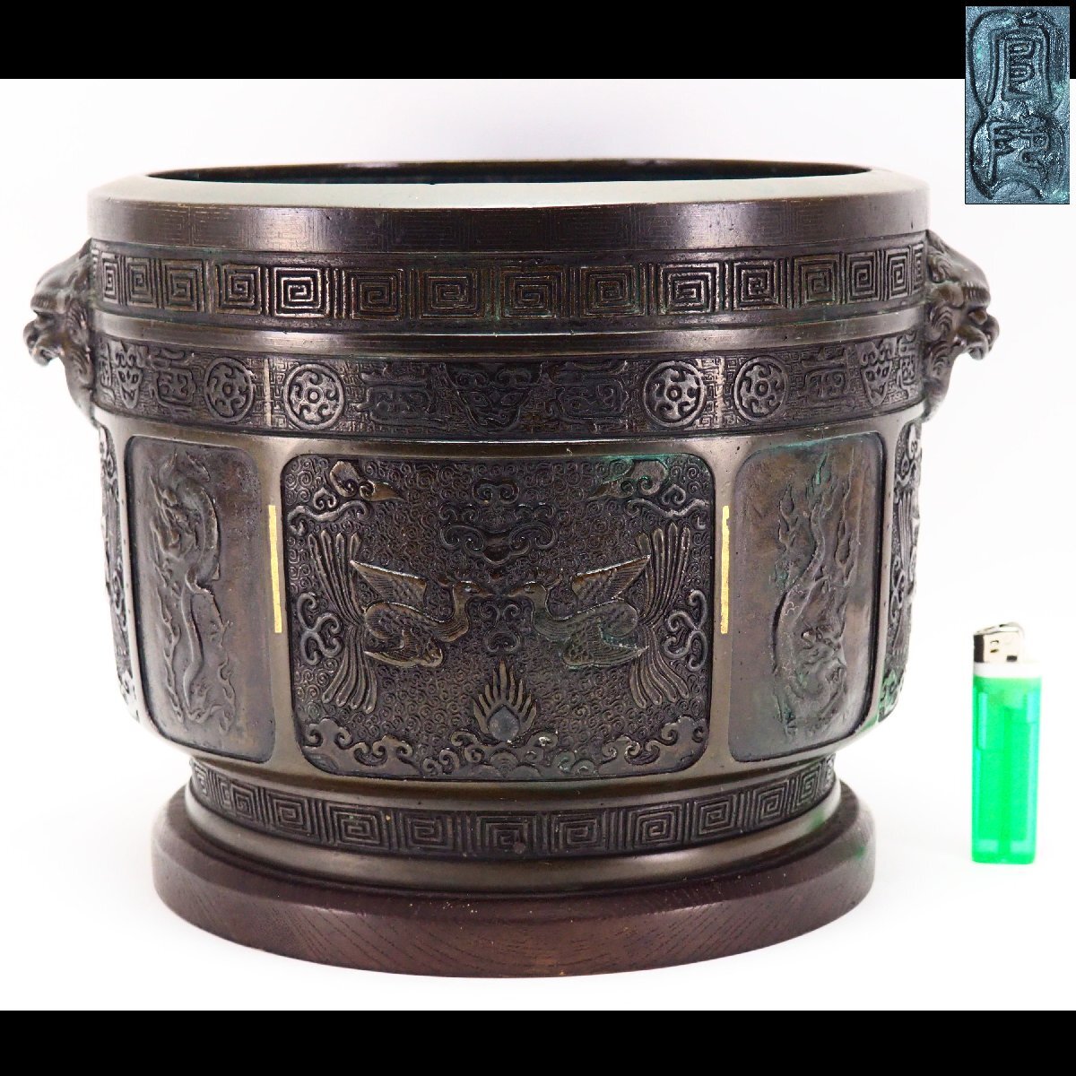 Yahoo!オークション -「香炉 獅子」(銅製) (金属工芸)の落札相場・落札価格