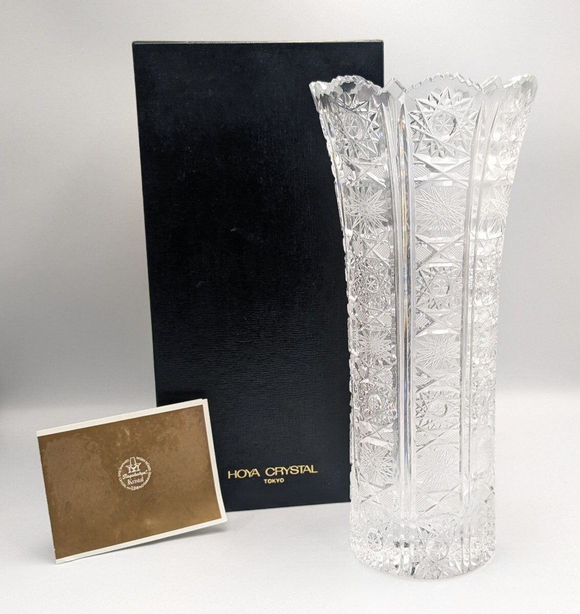 Yahoo!オークション -「hoyaクリスタル 花瓶」(クリスタルガラス