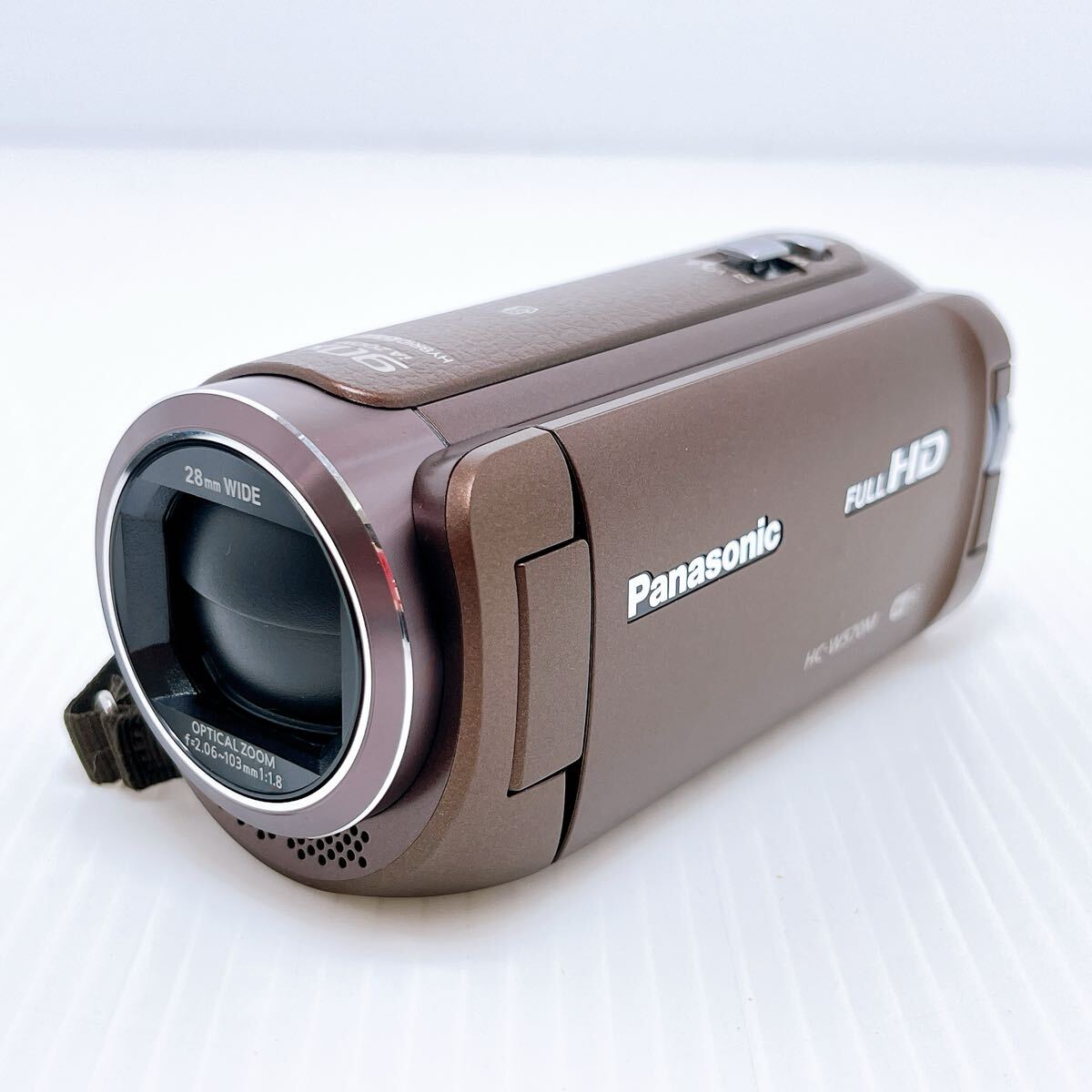 中古美品) Panasonic ビデオカメラ HCW570M ブラウン 動画撮影 静止画