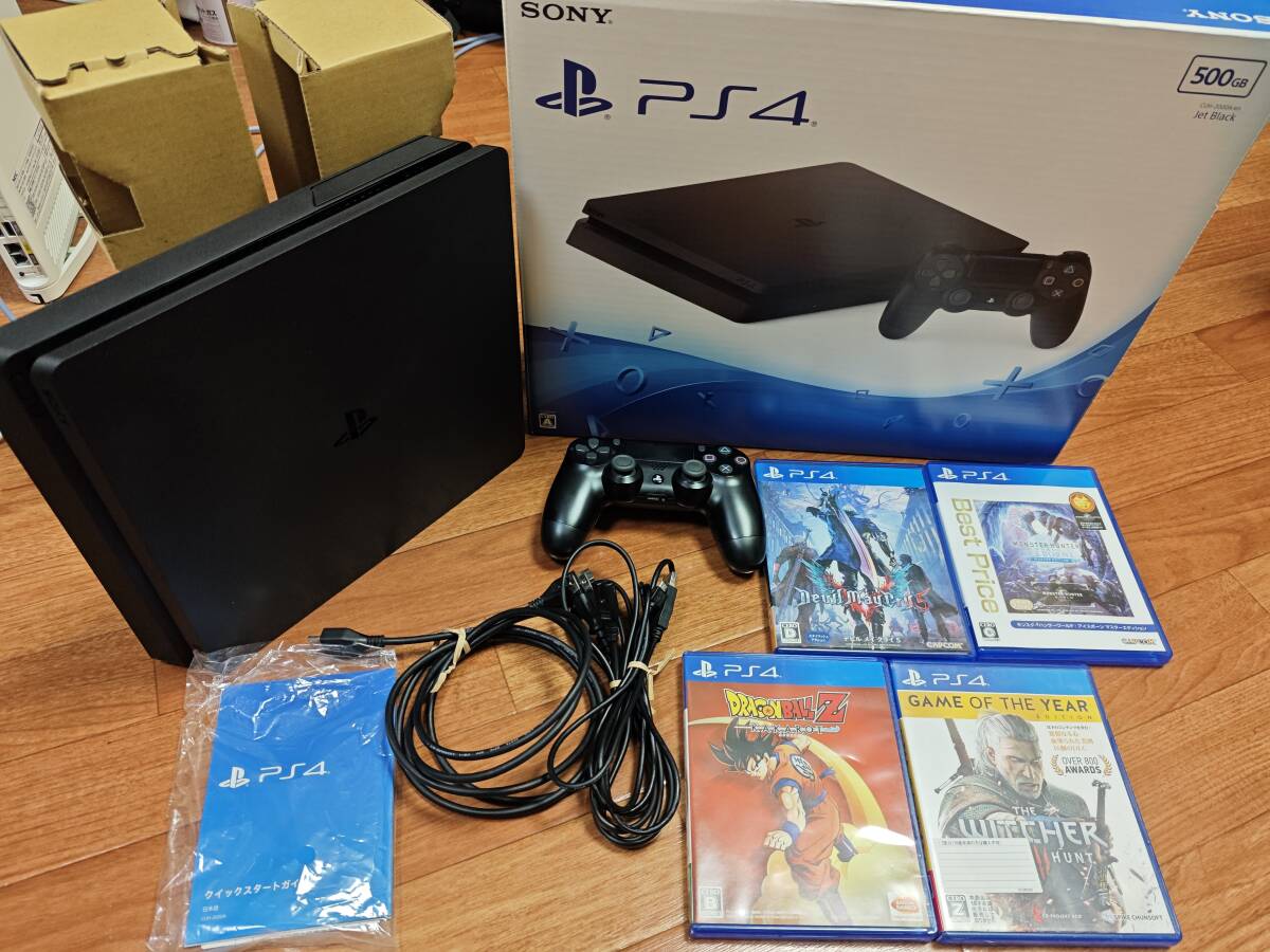 SIE プレイステーション4 HDD 500GB ジェット・ブラック CUH-2000AB01