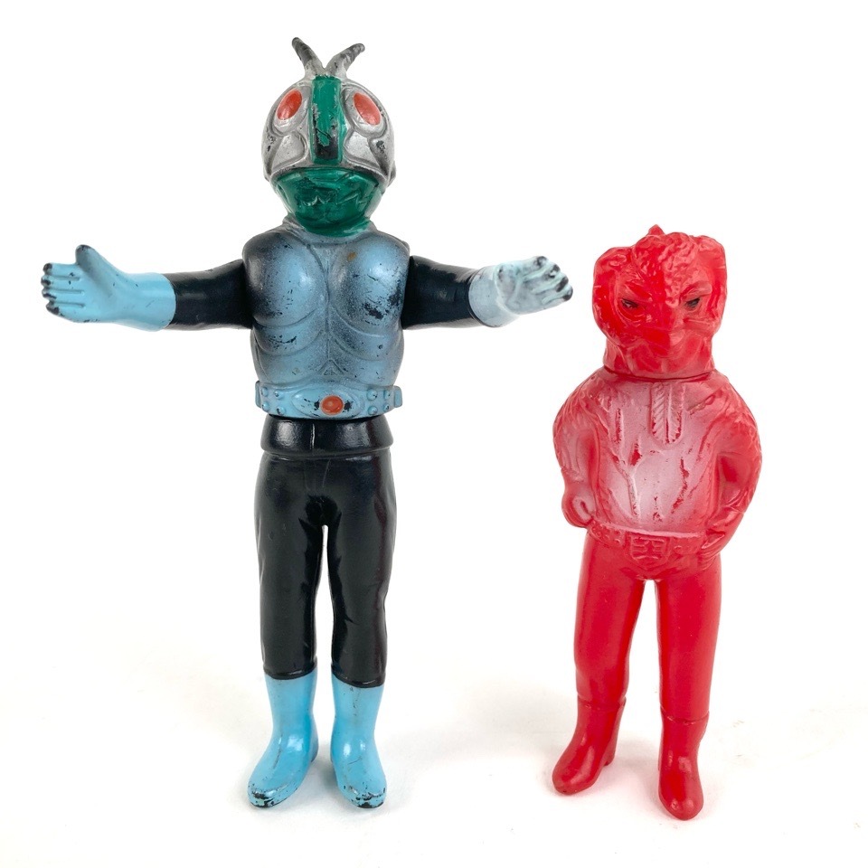 Yahoo!オークション -「仮面ライダー旧1号」(ソフビ) (ビンテージ)の