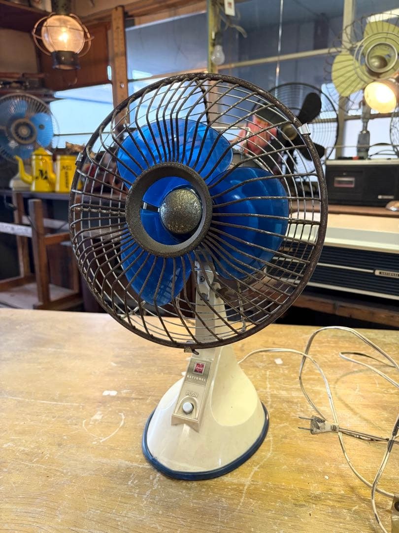 三菱 扇風機 30cm D30-K 卓上扇風 昭和レトロ レトロ扇風機 レトロ