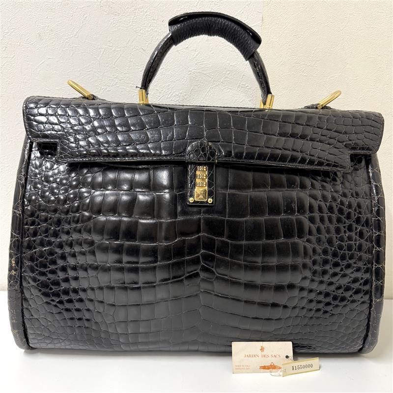 Yahoo!オークション -「jardin des sacs クロコダイル」の落札相場