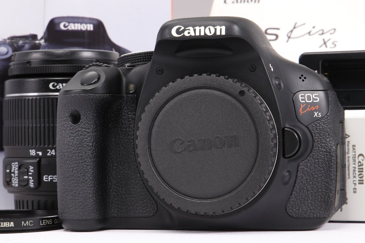 CANON EOS Kiss X5 EF-S18-55 IS II レンズキット オークション比較