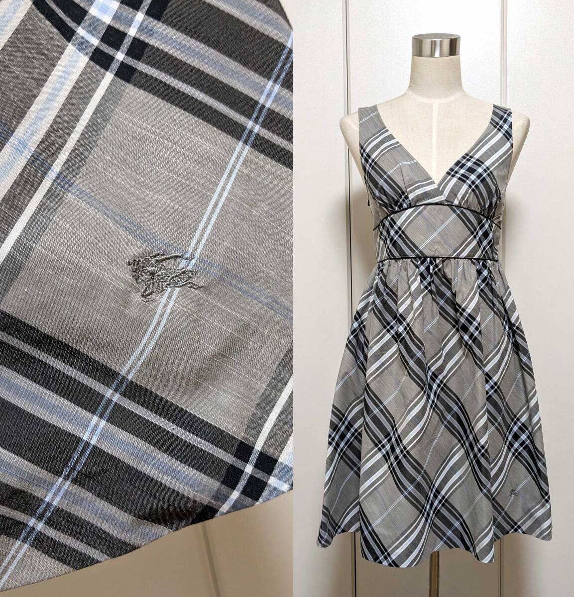 Yahoo!オークション -「ジャンパースカート」(バーバリー ブルー