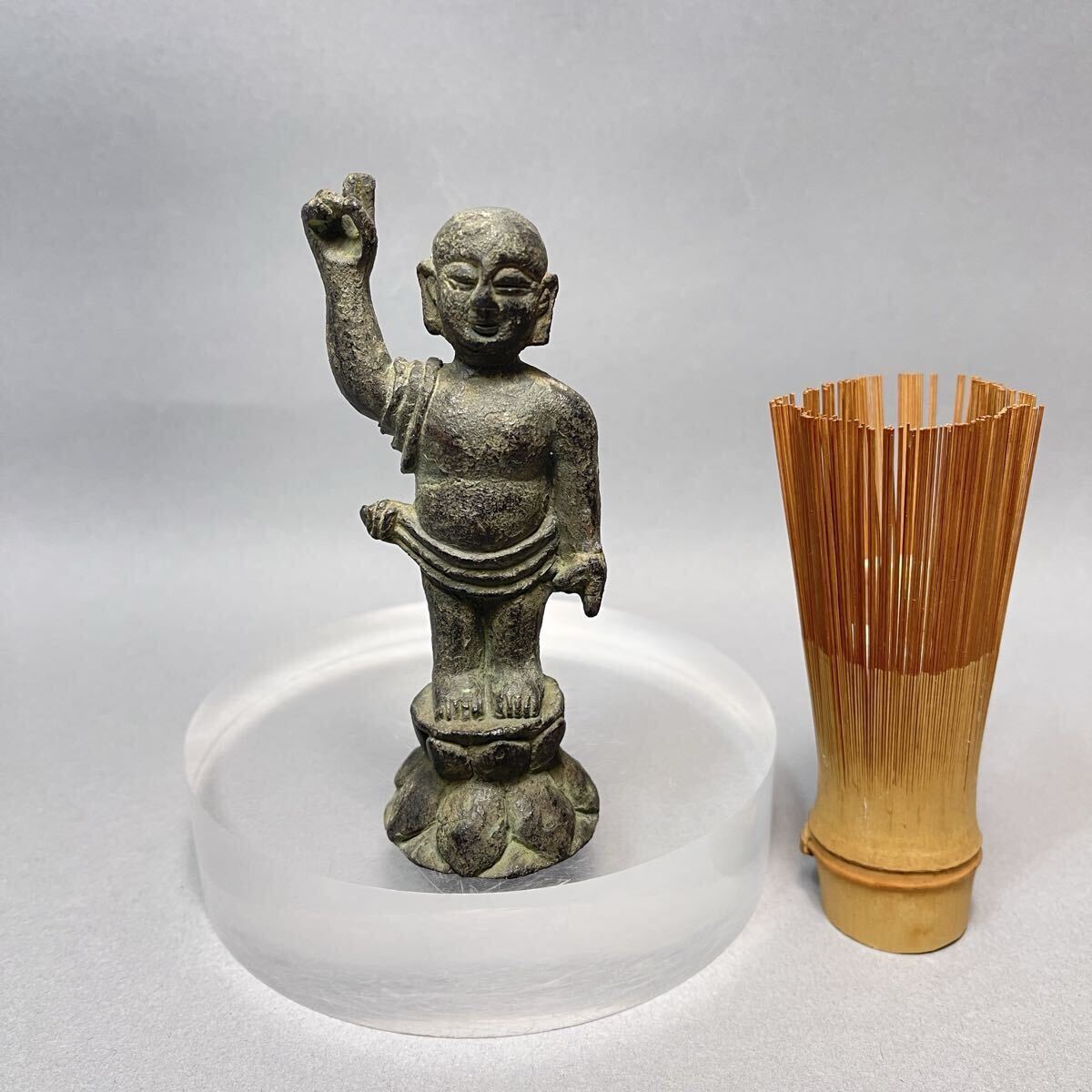 Yahoo!オークション -「誕生仏」(仏像) (銅製)の落札相場・落札価格