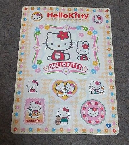 キティ シール帳 手帳 6穴 さくらんぼ 平成レトロ レトロ 平成女児