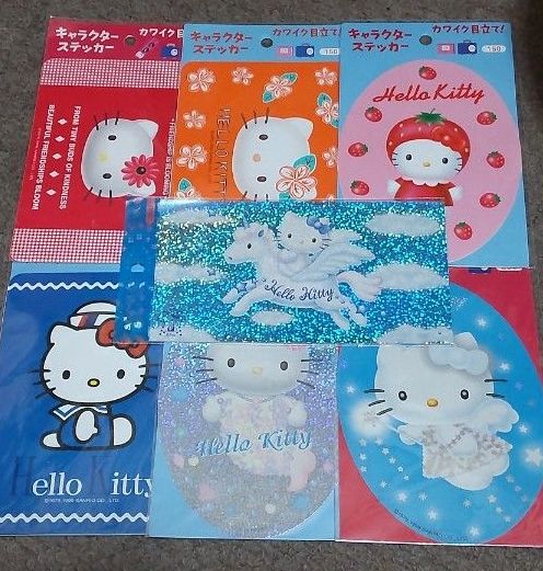 キティ シール帳 手帳 6穴 さくらんぼ 平成レトロ レトロ 平成女児